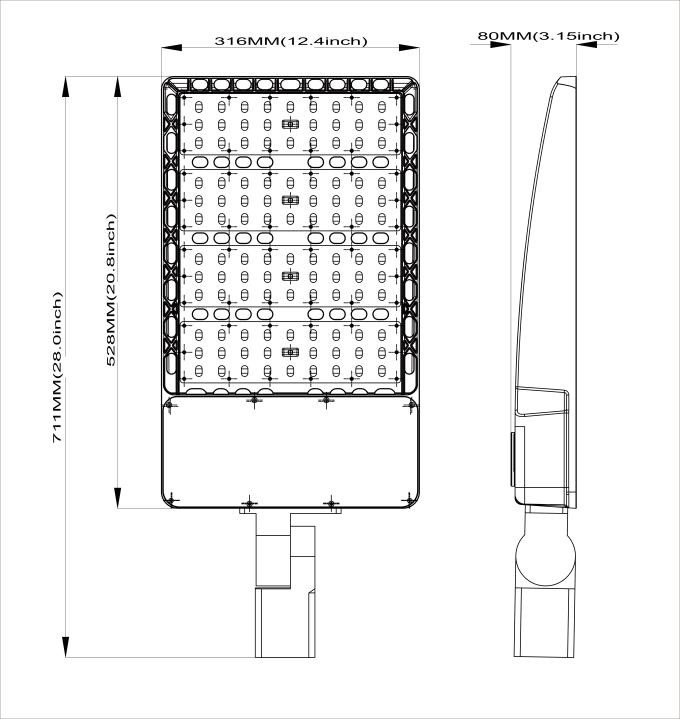 300W Dimensions